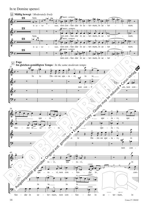 Te Deum, WAB 45