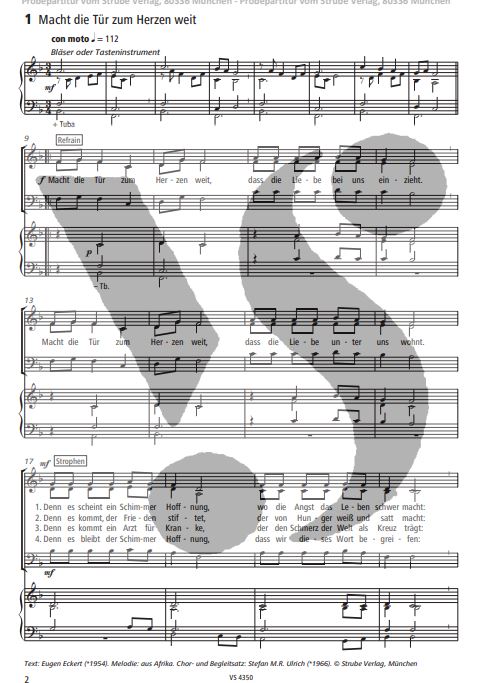 Ökumenisches Chorheft Pfalz 2024/2025