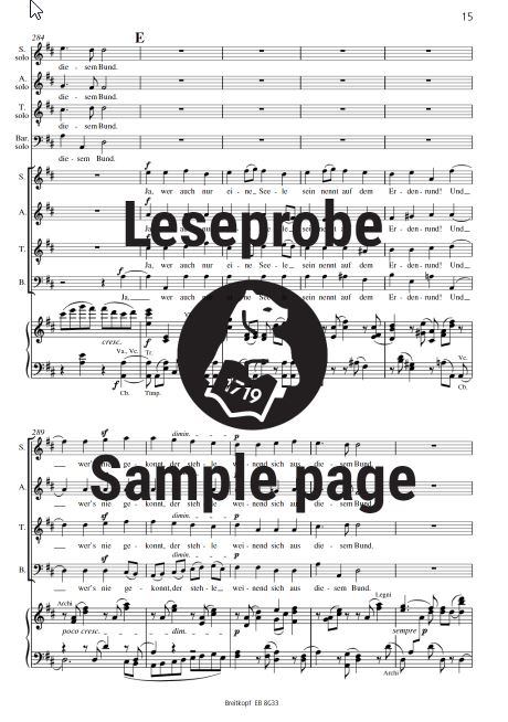 An die Freude, Finale der Symphonie Nr. 9, op. 125