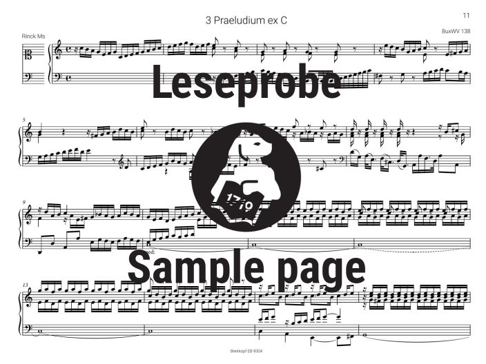 Orgelwerke Band I/1: Freie Orgelwerke pedaliter BuxWV 136 - 153, 158