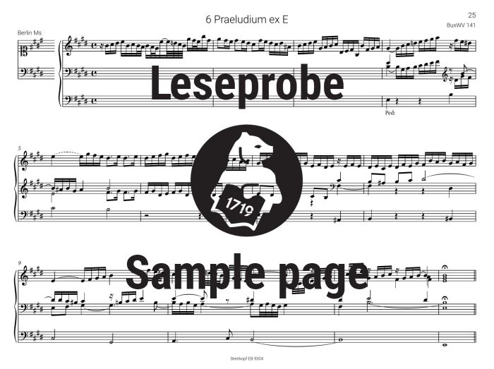Orgelwerke Band I/1: Freie Orgelwerke pedaliter BuxWV 136 - 153, 158