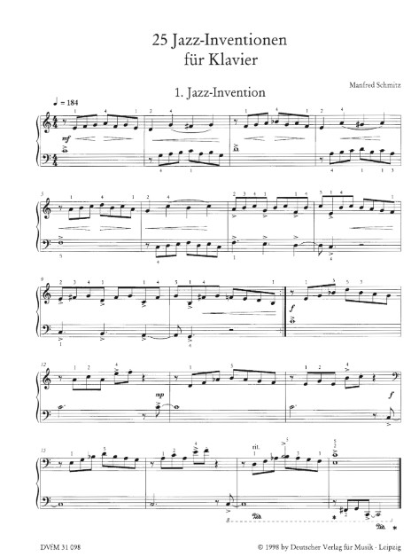 25 Jazz Inventionen