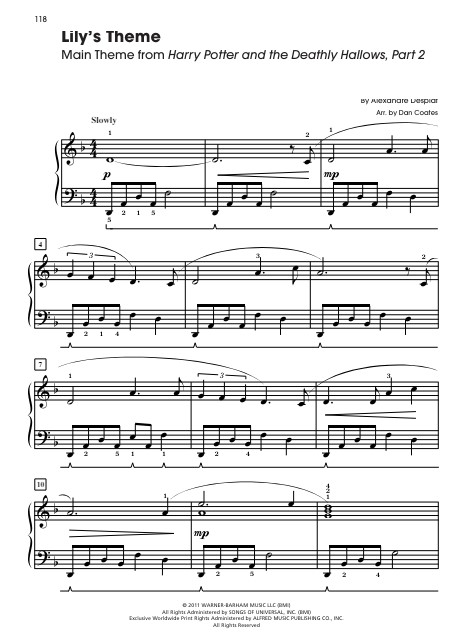 Harry Potter - Sheet Music from the Complete Film Series