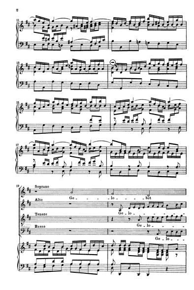 Gelobet sei der Herr, mein Gott BWV 129
