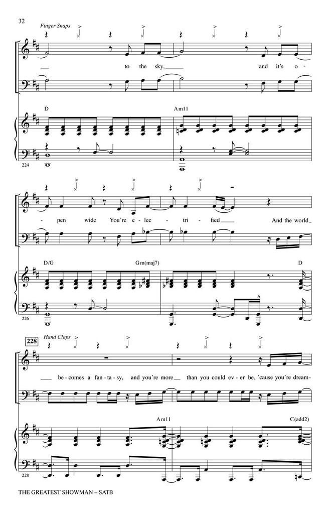 The Greatest Showman - Choral Highlights