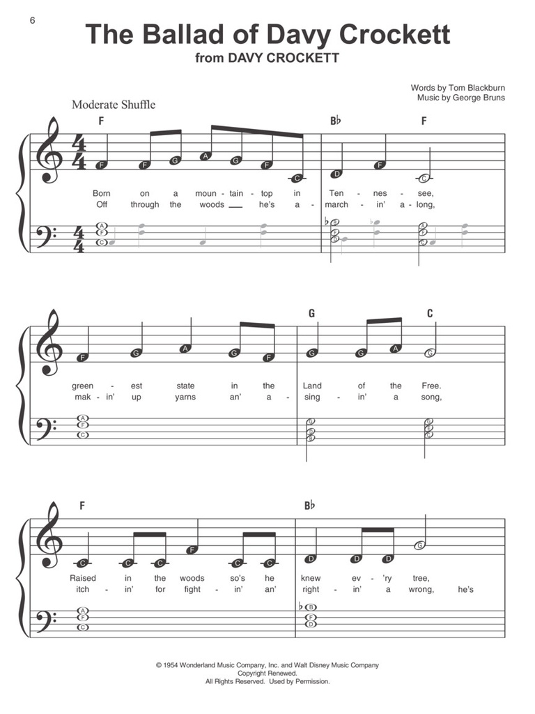 Disney Favorites - Instant Piano Songs