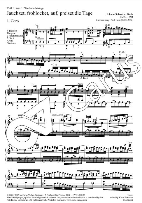 Weihnachtsoratorium, BWV 248