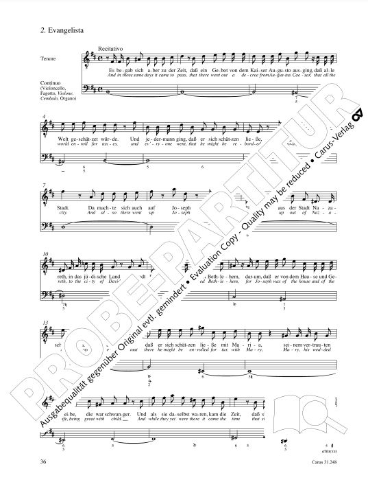 Weihnachtsoratorium Teil I - III, BWV 248