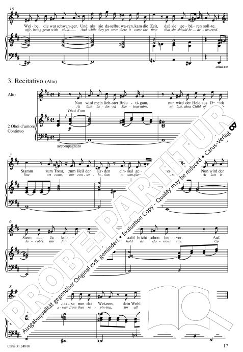 Weihnachtsoratorium Teil I - III, BWV 248