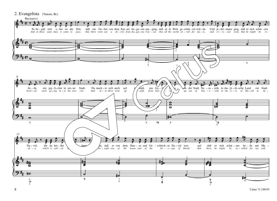 Weihnachtsoratorium Teil I - III, BWV 248