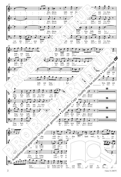 Weihnachtsoratorium, Teil IV-VI, BWV 248