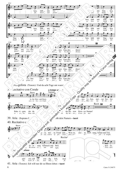 Weihnachtsoratorium, Teil IV-VI, BWV 248