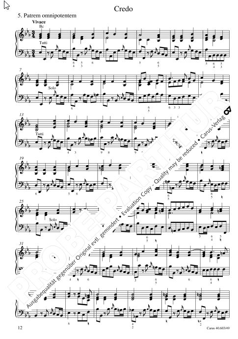 Große Orgelsolomesse, Hob. XXII:4