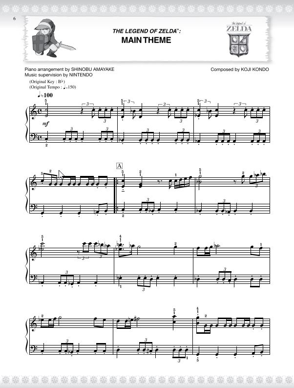 The Legend of Zelda Series for Easy Piano