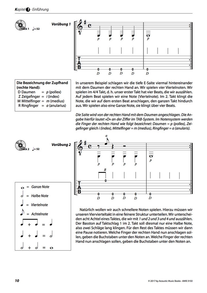 Fingerstyle Guitar von Anfang an