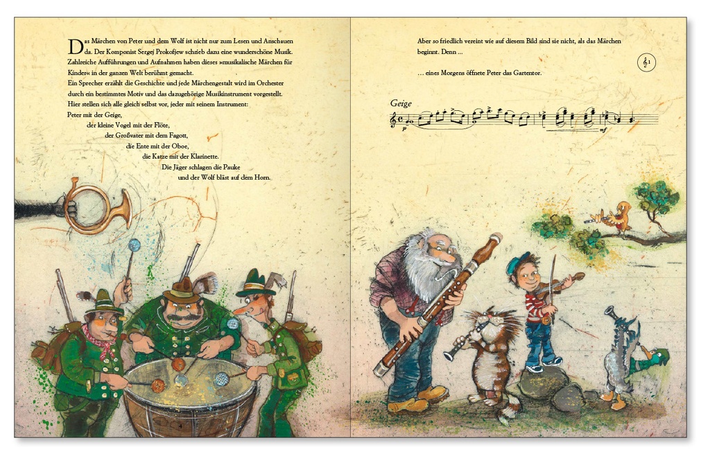 Peter und der Wolf (Das musikalische Bilderbuch mit CD und zum Streamen)