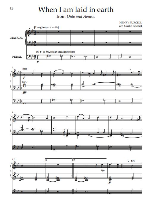 A Purcell Organ Album