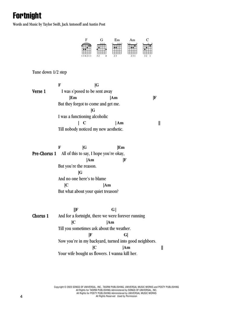 The Tortured Poets Department: The Anthology - Guitar Edition