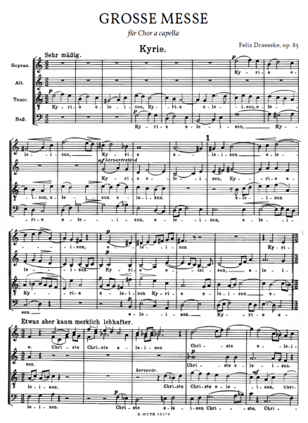 Große Messe a-moll op. 85