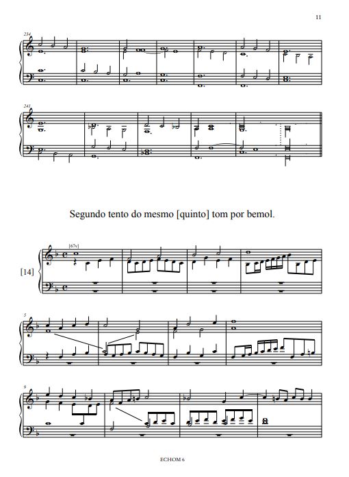 Flores de Musica (1620) Band 2: Tentos (5th - 8th tone)