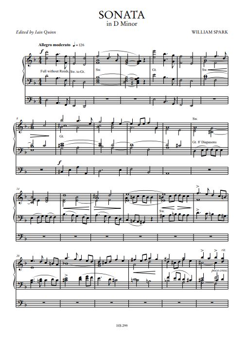 English Organ Sonatas Vol. 1