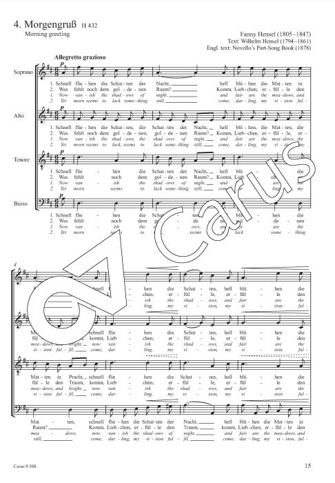 Gartenlieder op. 3