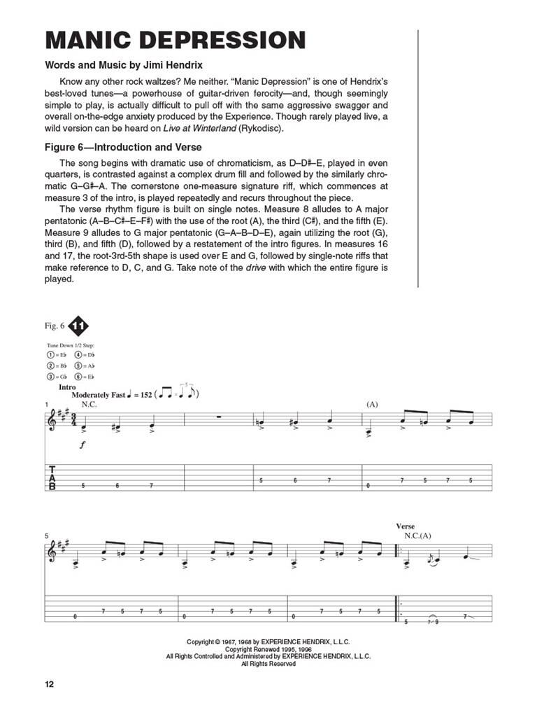 Jimi Hendrix - Guitar Signature Licks