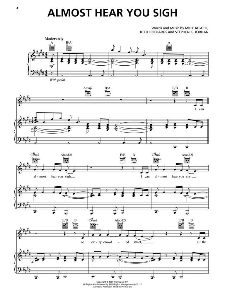 The Rolling Stones Sheet Music Anthology