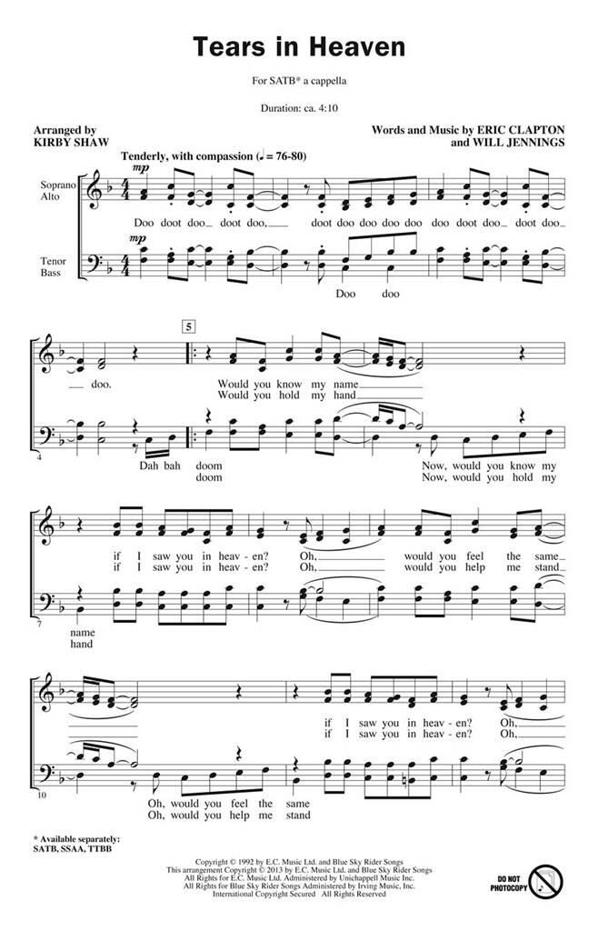 Tears in heaven