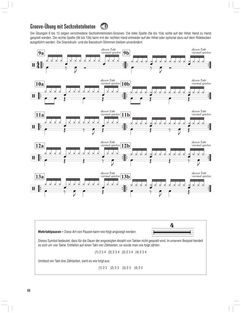 Hal Leonard Schule für Drumset Band 1