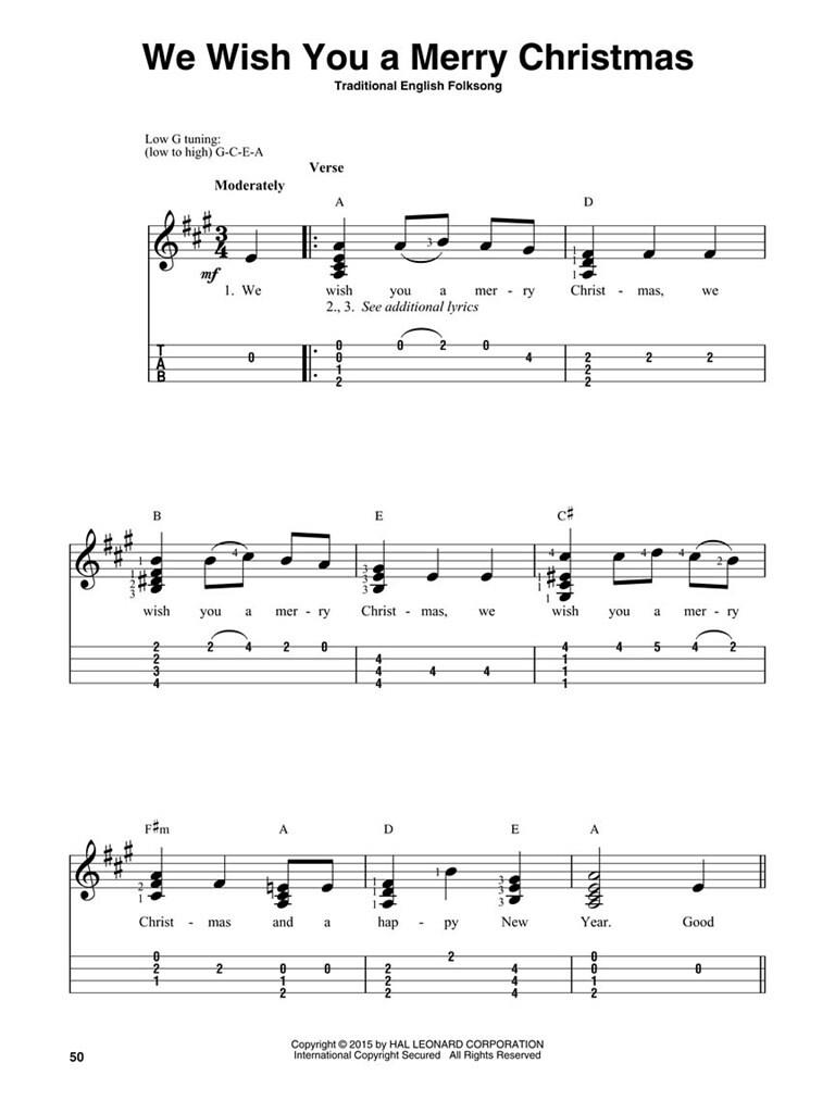 Christmas Carols for Solo Ukulele