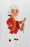 T-Shirt bauxili Mozart - Gr. 110/116