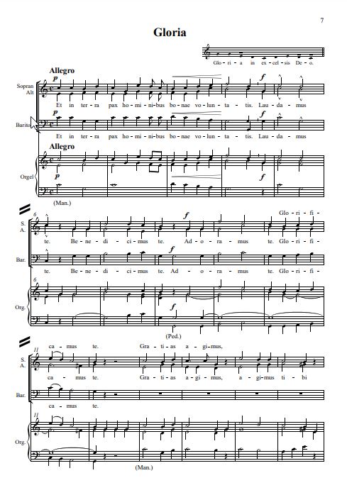 Sonntags-Messe in C op. 61