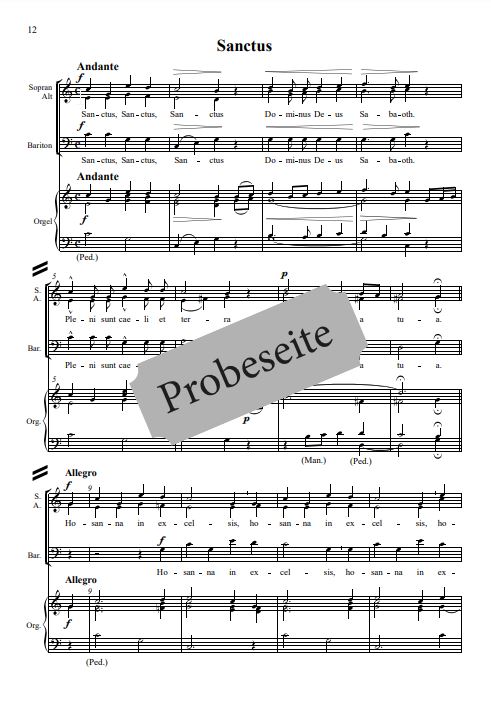 Sonntags-Messe in C op. 61