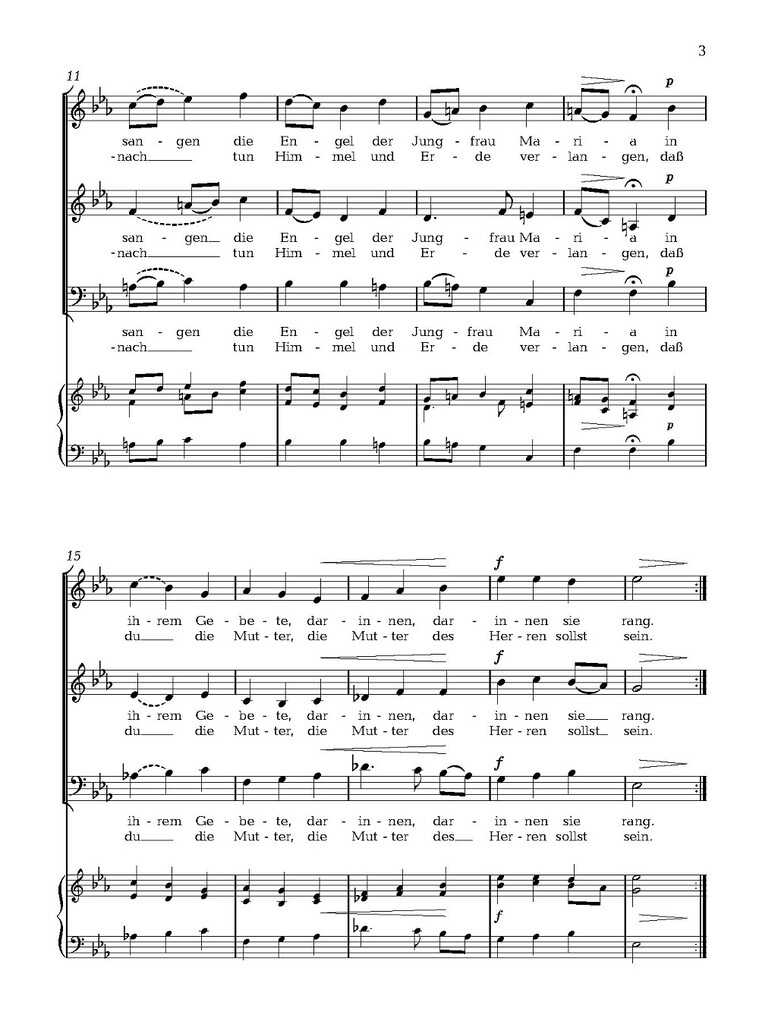 Marienlieder op. 22
