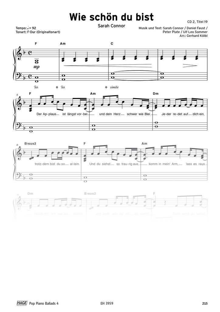 Pop Piano Ballads Bd. 4