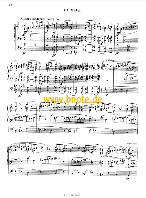 Orgelsonate Nr. 5 op. 98 (Kriegs-Sonate)