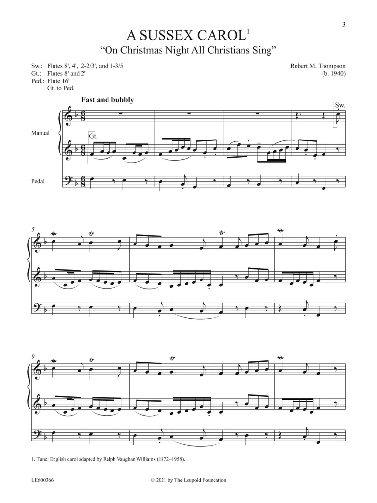 Favorite Hymn Settings for the church year Vol. 3: Christmas Part 2