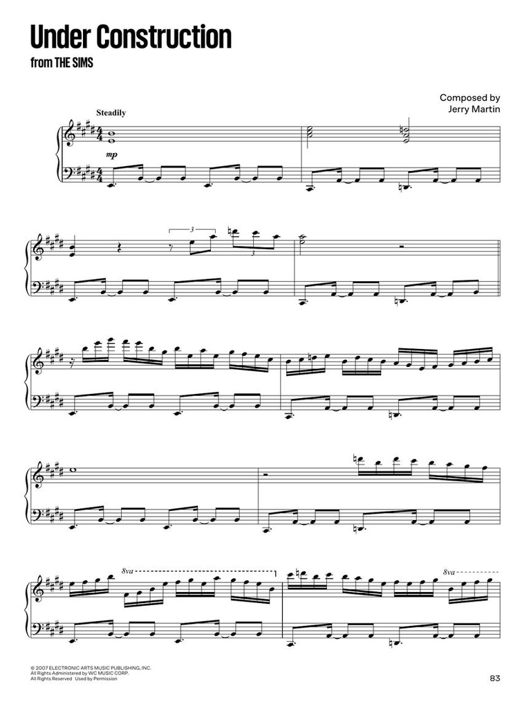 Popular Video Games - Piano Solo