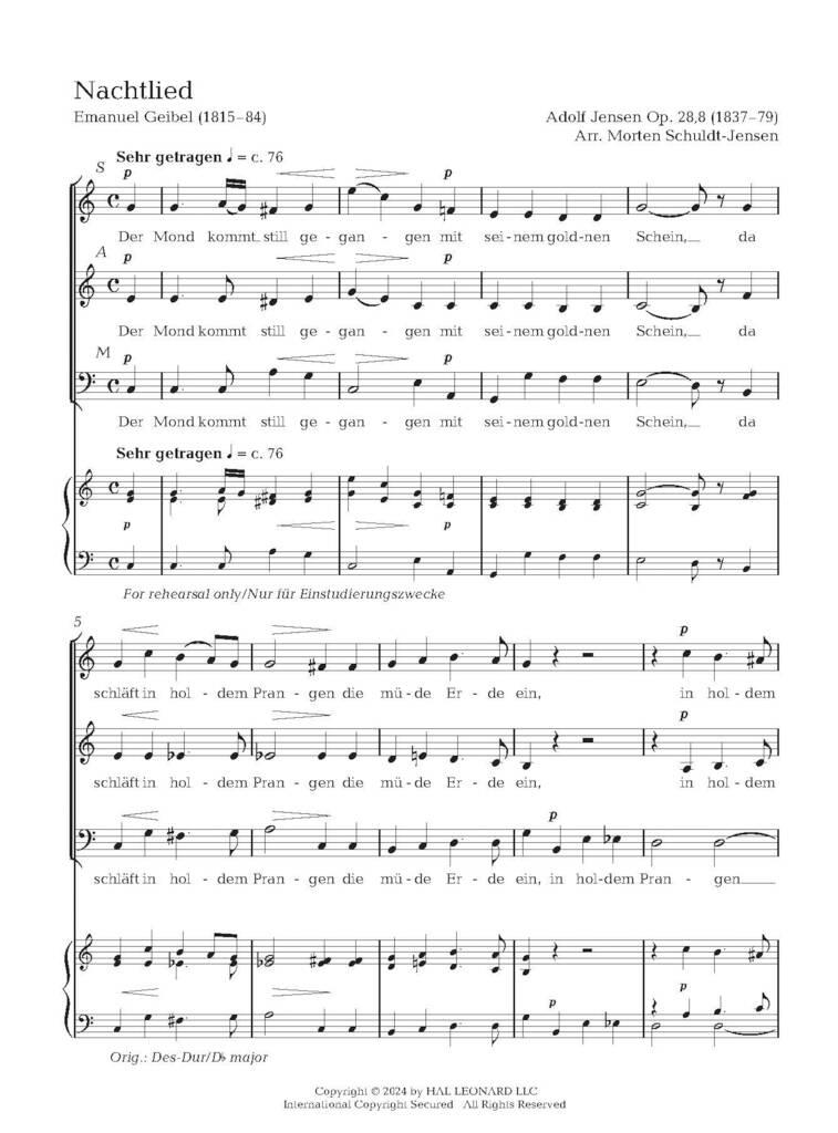 Deutsche Abendlieder I