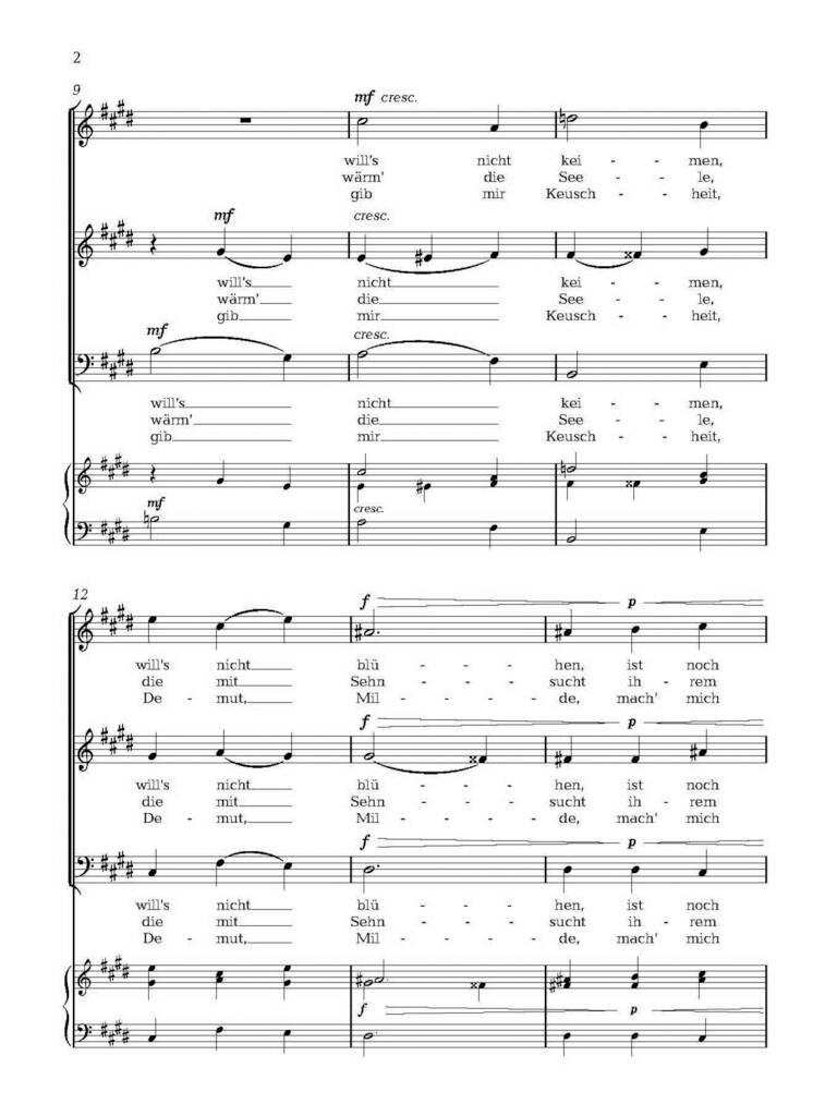 8 Marienlieder op. 61d