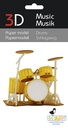 3D Papiermodell Schlagzeug