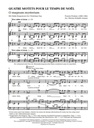 Quatre motets pour le temps de Noel