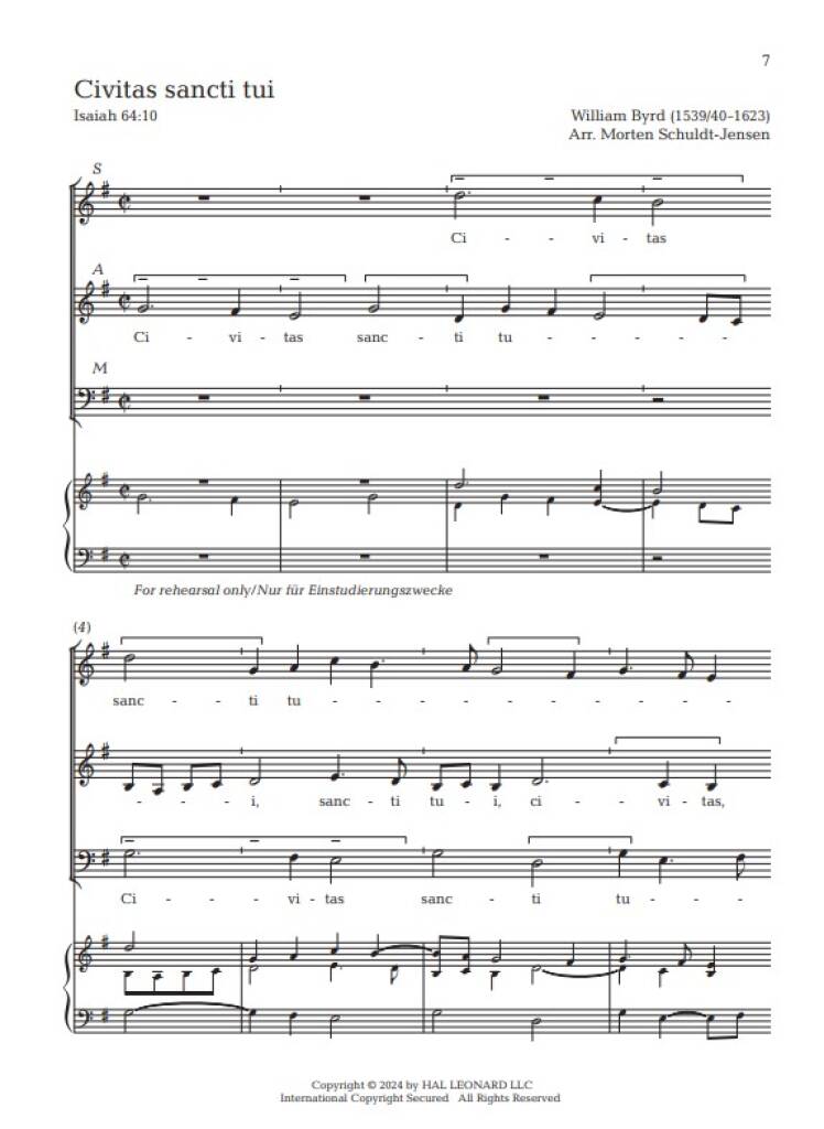 Anthems and Canticles