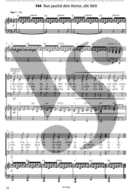 Pop-Chorbuch zum Gotteslob 1
