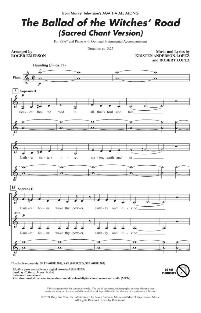 The Ballad of the Witches' Road (Sacred Chant Version - Agatha All Along)