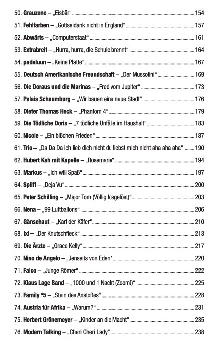 Völlig schwerelos - Glanz und Elend der deutschsprachigen Popmusik in 99 Songs