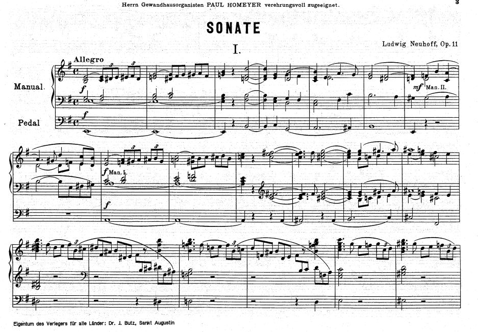 Sonate e-moll op. 11