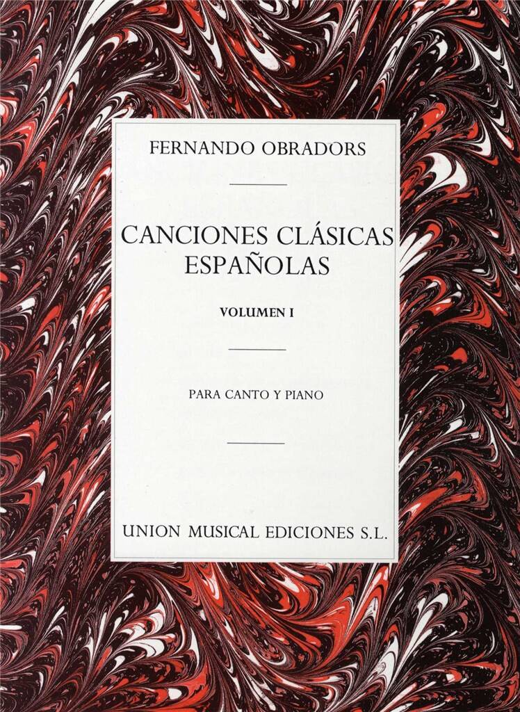 Canciones Clasicas Espanolas Vol. 1