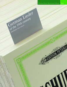 German Lieder of the 19th Century (mittel/tief)